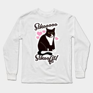 So Soft Cute Cat Cartoon Funny Pet Slogan Long Sleeve T-Shirt